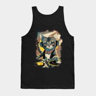 Dj Cat Tank Top